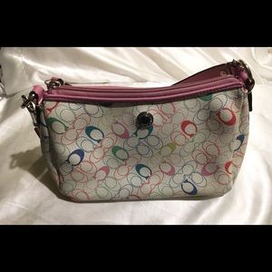Multicolored COACH Purse